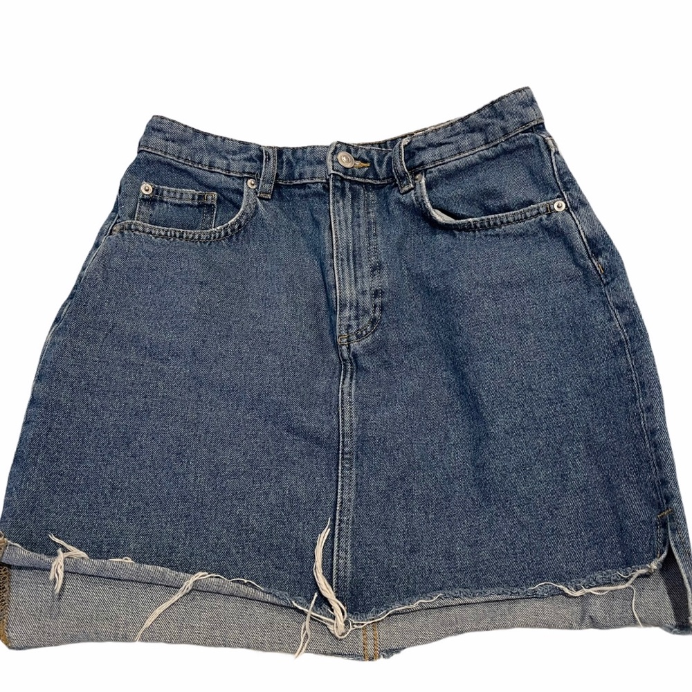 H&M Denim Mini Skirt Size 8